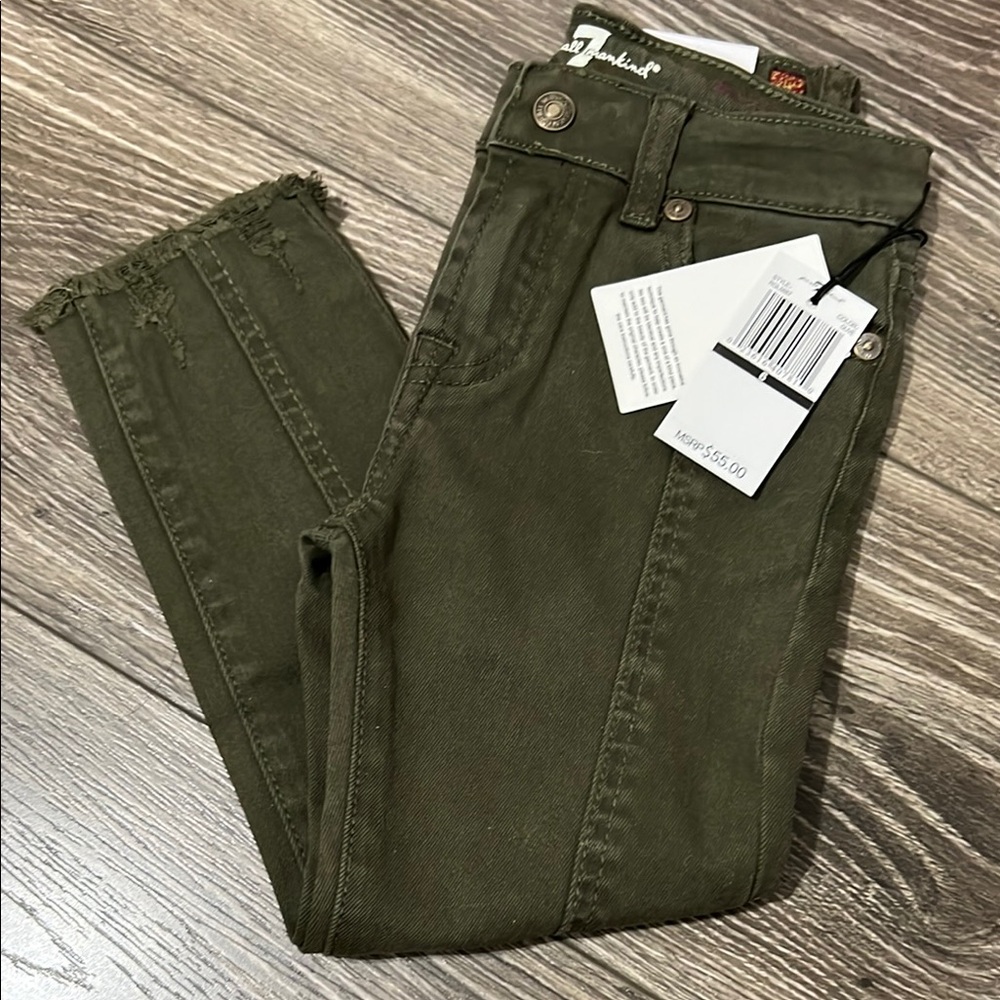 Girls Hudson Jeans Olive Jeans Size 6